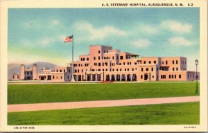 Postcard U.S. Veterans' Hospital in Albuquerque, New Mexico~135662