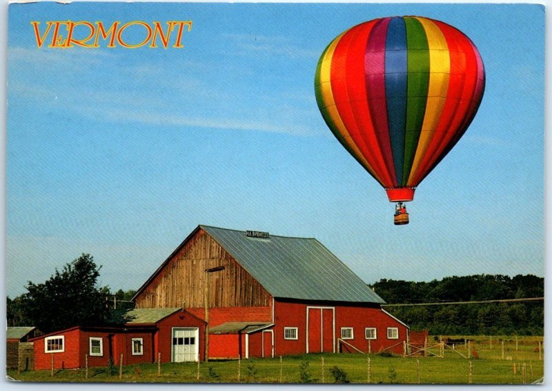 Postcard - Hot Air Ballooning - Milton, Vermont 