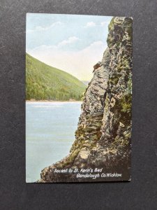 Mint Vintage Ascent to St Kevins Bed Glendalough Co Wicklow Ireland RPPC
