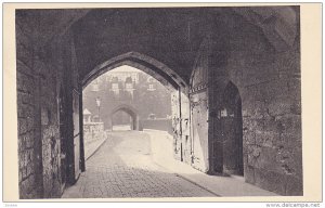 Byward Gate, View Looking Outwards Across The Moat To The Middle Tower, LONDO...