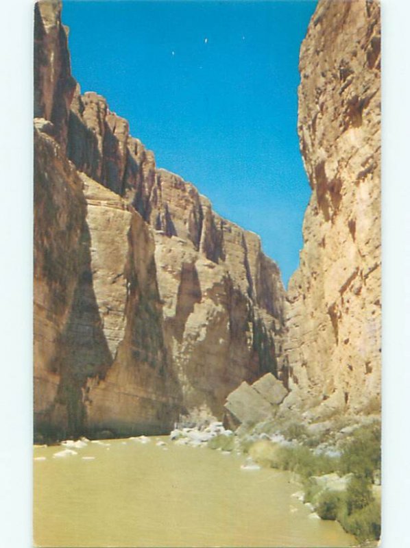 Pre-1980 RIVER SCENE Big Bend National Park - Terlingua Texas TX AE6143