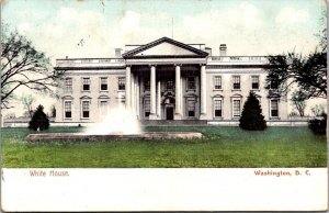 Vintage Washington DC Postcard -  White House Trump Biden