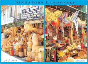 BT12040 arab street with shops selling traditional specialites         Singapore