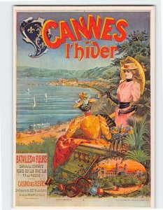 Postcard Cannes L'hiver by Emmanuel Brun