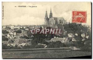Postcard Old Chartres Vue Generale