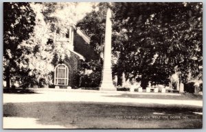 Vtg Dover Delaware DE Old Christ Church Caesar Rodney Monument 1940s Postcard