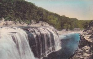 Upper Falls Letchworth State Park P O Castile New York Handcolored Albertype