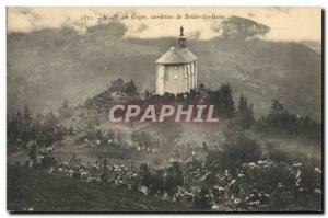 Old Postcard Militaria Alpine hunters ND des Neiges above Brides les Bains