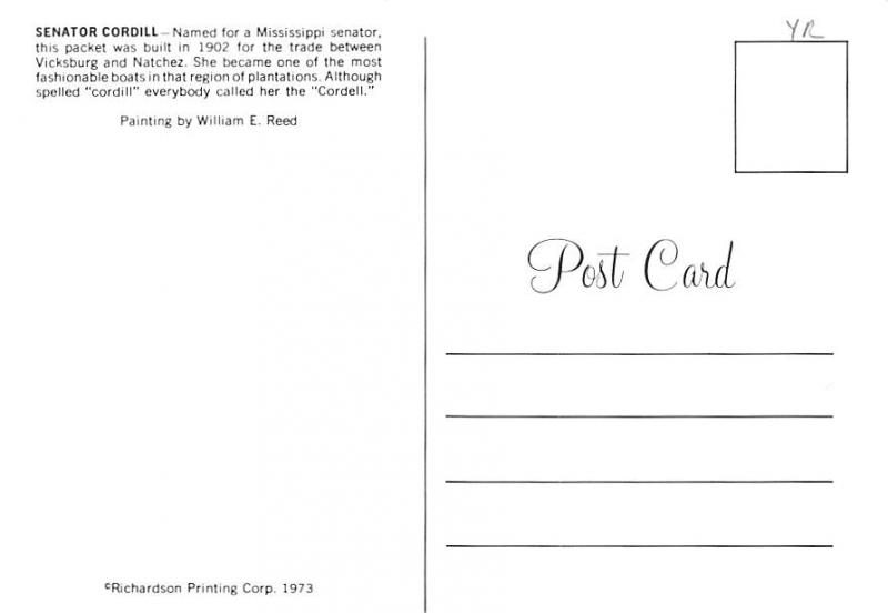 Senator Cordill - William E Reed