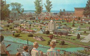 Postcard Michigan Traverse City Miniature City 1960s Camera Dexter 23-5803
