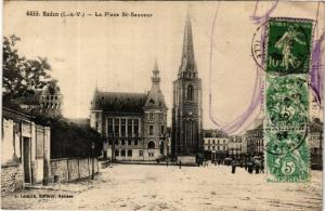 CPA REDON - La Place St-Sauveur (584666)