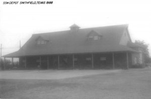 Smithfield Texas SSW Depot Train Station Real Photo Postcard AA55652