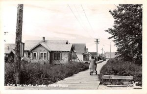 Metlakatla Alaska Street Scene Real Photo Vintage Postcard AA17898