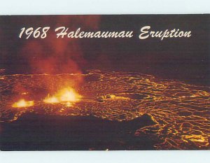 1967 VOLCANIC ERUPTION Volcanoes National Park Hawaii HI AD2359