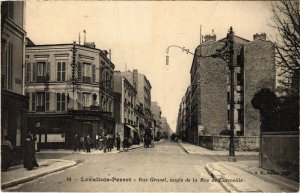 CPA Levallois Perret Rue Gravel (1311041)