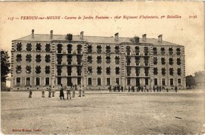 CPA Militaire Verdun - Caserne de Jardin Fontaine 162e Régiment (91062)