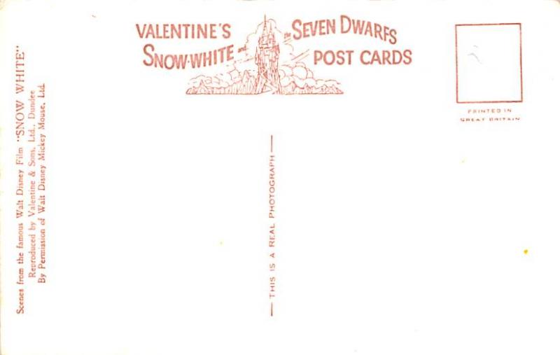 Valentine & Sons Walt Disney Unused 