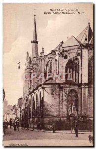 Postcard Montargis Old Church St. Madaleine