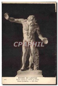 Old Postcard Louvre Museum Statue in ancient Parian marble