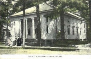 The B.C. Jordan memorial in Ocean Park, Maine