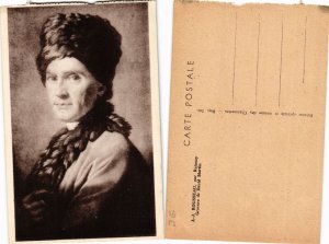 CPA AK J.-J. ROUSSEAU par Rainsay Gravure de David Martin. WRITER (500336)
