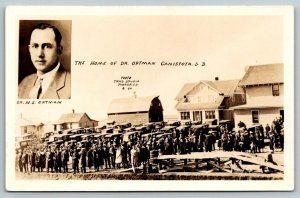 RPPC Dr. Ortman  Home   Canistota  South Dakota  Postcard