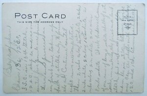 VINTAGE POSTCARD THE MEADOWS - LEAMAN PLACE PA