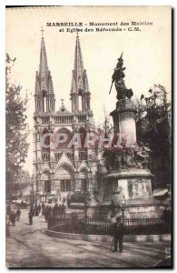 Postcard Old Marseille Monument Mobiles and Church Reforms