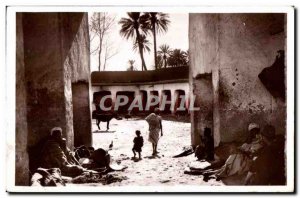 Old Postcard Morocco In the surroundings Tarouaani The Interior of a Faudouk