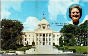 Lurleen Wallace, Alabama State Capitol Building Vintage Postcard Y06