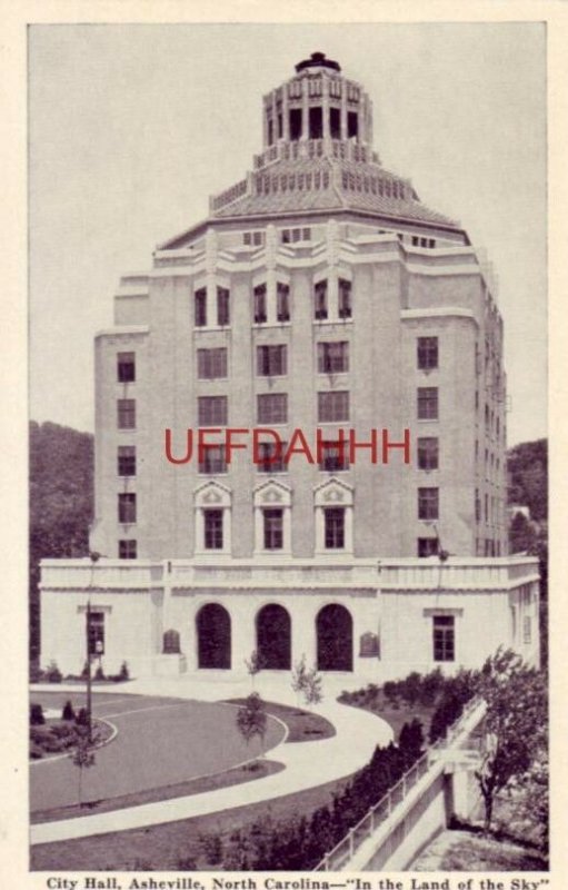 CITY HALL, ASHEVILLE, NC - In the Land of the Sky