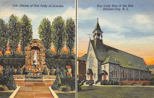 Shrine of Our Lady of Lourdes Atlantic City, NJ, USA Religious 1949 