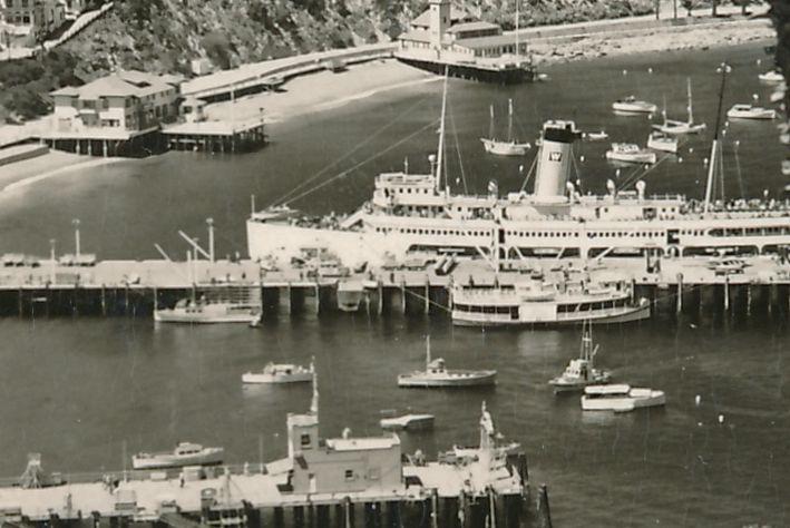 RPPC View of Avalon Bay at Santa Catalina Island CA, California