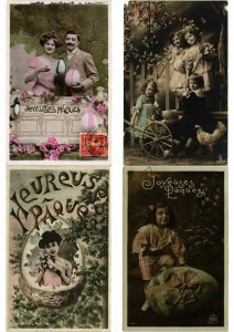 OEUF DE PAQUES EASTER EGGS GLAMOUR REAL PHOTO Lot of 250 CPA (L2456)