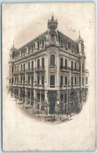 RPPC  MONTEVIDEO, URUGUAY  View of PALACIO FLORIDA HOTEL ca 1910s  Postcard