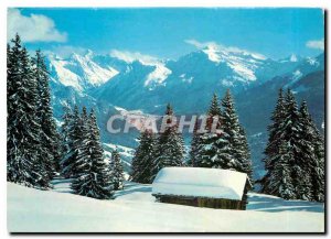 Postcard Modern Winterfrieden bei Pany