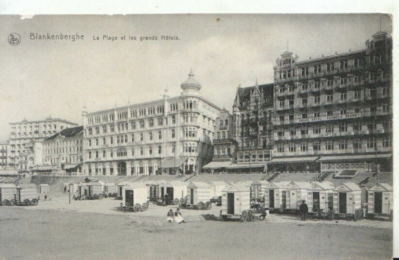 Belgium Postcard - Blankenberghe - La Plage Et Les Grands Hotels - Ref TZ6680