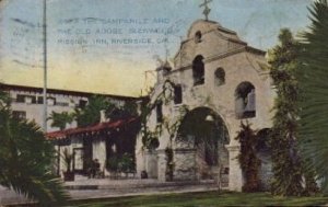 The Campanile and the Old Adobe - Riverside, California CA  