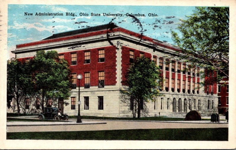 Ohio Columbus New Administration Building Ohio State University 1927