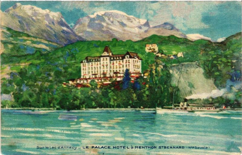 CPA Sue-le-Lac-d'ANNECY - Le Palace Hotel a MENTHON St-BERNARD (Hte-S. (439968)