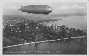 J81/ Interesting RPPC Postcard c1910 Germany Graf Zeppelin Friedrichshafen 145