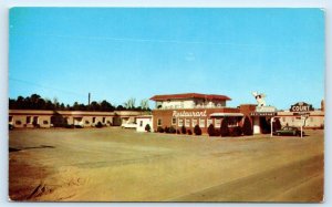 GRENADA, MS Mississippi~ Roadside MONTE CRISTO COURT & Restaurant 1950s Postcard
