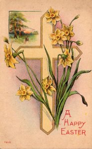 Easter With Yellow Lilies