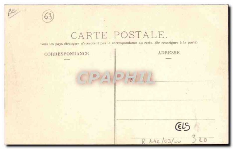 Postcard Old Automobile Gordon Bennett 1905 Michelin Circuit Puy de Dome and ...