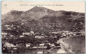 M-26299 View of the Carnoles District and the Mountains Menton France