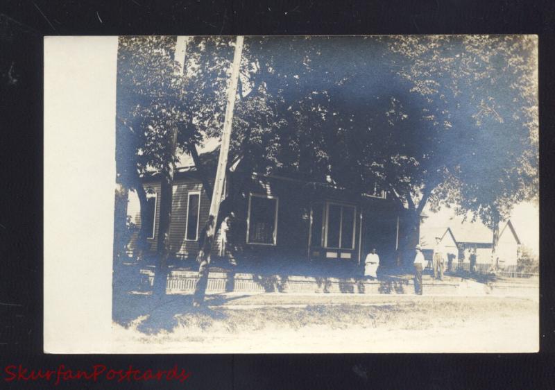 RPPC MADRID IOWA SAM KNELTON RESIDENCE VINTAGE REAL PHOTO 