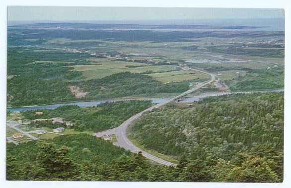 Entrance of Cape Breton Highlands National Park, Petit Etang, Cape Breton NS Can