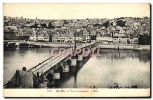 Old Postcard Blois Vue Generale