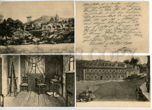 133964 GOETHE Great WRITER Vintage Set of 9 postcards RARE