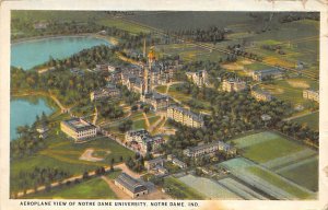 Aeroplane View - Notre Dame, Indiana IN  
